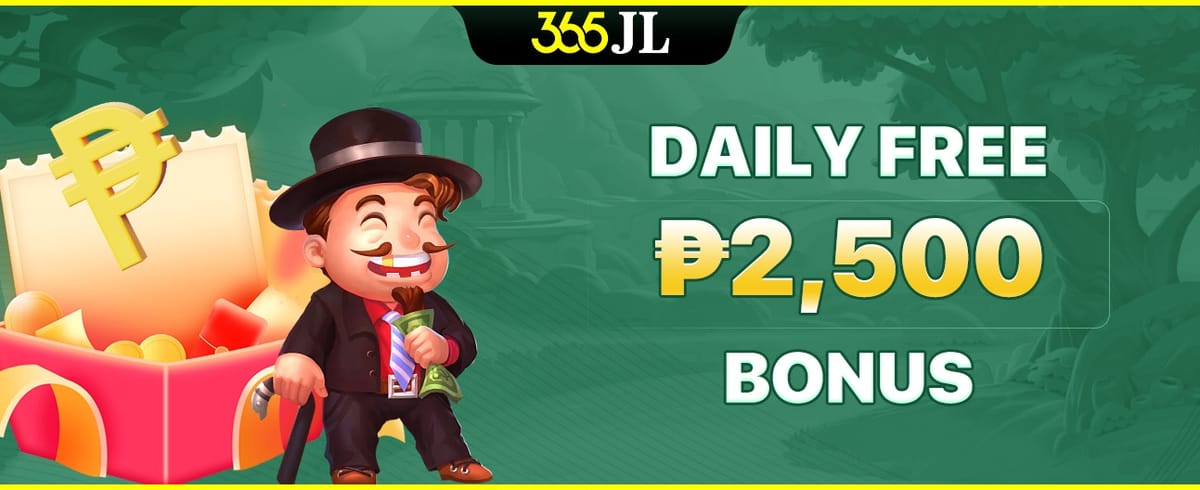 Daily Free ₱2,500 Bonus promotion